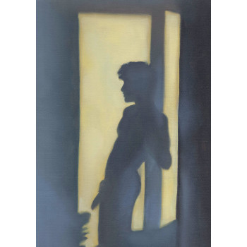 SHADOW BAN EN AZUL OSCURO PRINT - Daniel El Dibujo