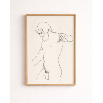 MALE STUDY (2024) PRINT - Daniel El Dibujo