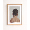 SELF PORTRAIT IN CALBLANQUE PRINT - Daniel El Dibujo