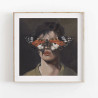 LE PAPILLON ORANGE / LIMITED EDITION PRINT - Daniel El Dibujo