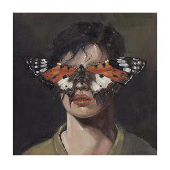LE PAPILLON ORANGE / LIMITED EDITION PRINT - Daniel El Dibujo