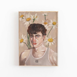 THE YOUNG MAN AND THE DAISIES