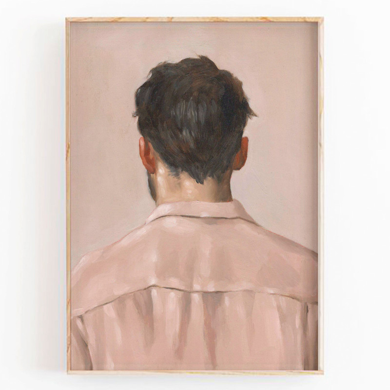 SHY PALE PINK PRINT - Daniel El Dibujo SHY PALE PINK PRINT - Daniel El Dibujo