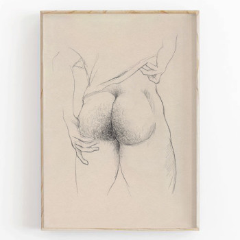 LA FORMA DE QUEDARSE PRINT - Daniel El Dibujo